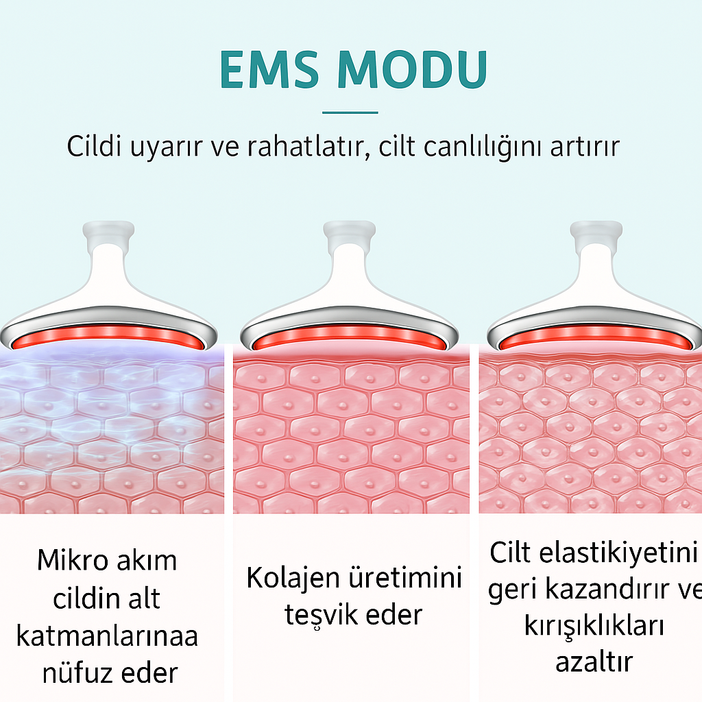 EMS foton terapı yüz ve boyun